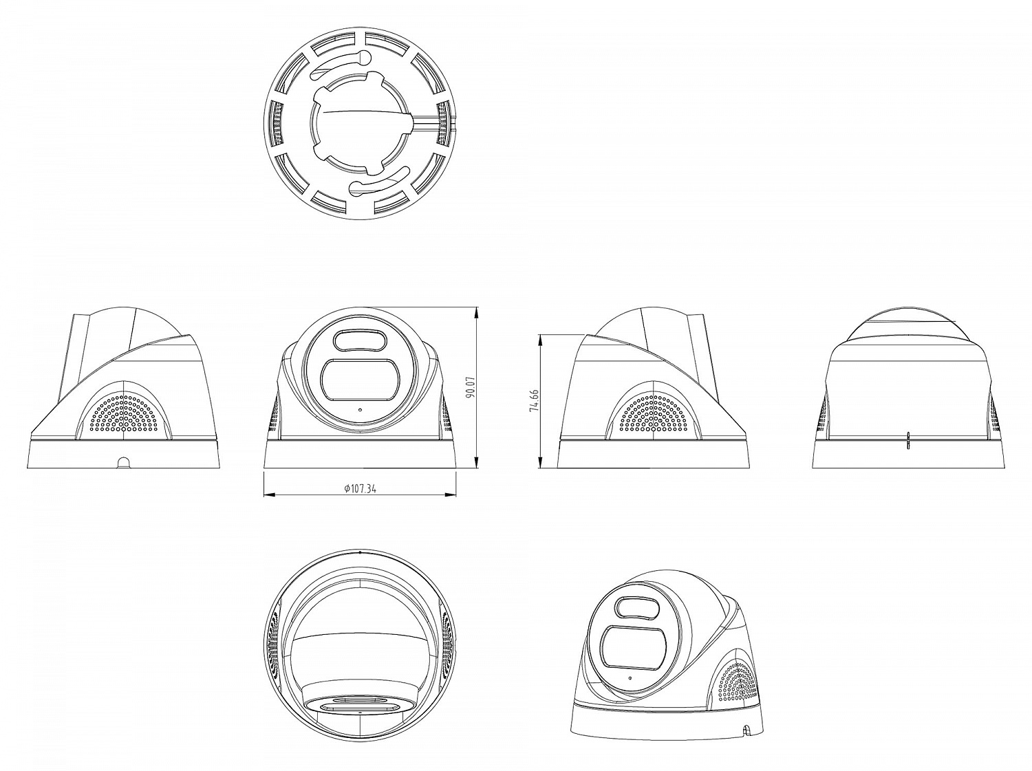 Купольная IP-камера BSI-D041