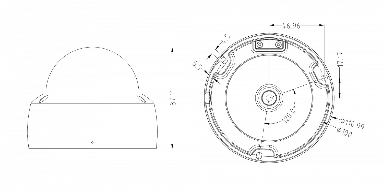 Купольная IP-камера BSI-D143